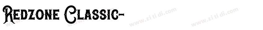 Redzone Classic字体转换